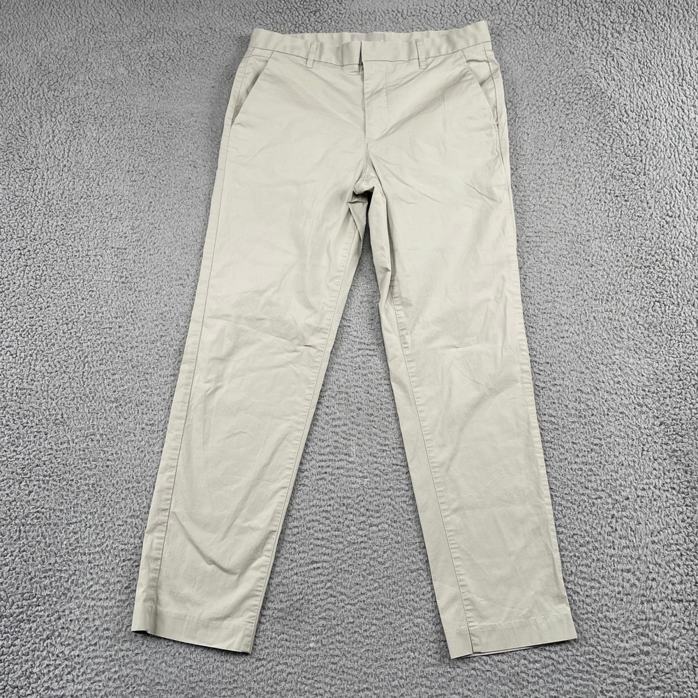 Everlane Pants Mens 32x30 Tan Performance Chino Slim Fit Stretch Casual Cotton